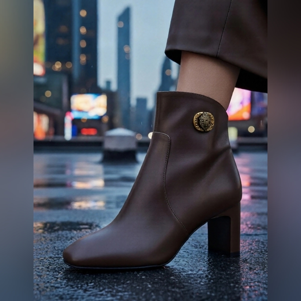 Kurt Geiger CHELSEA Brown Ankle Boots